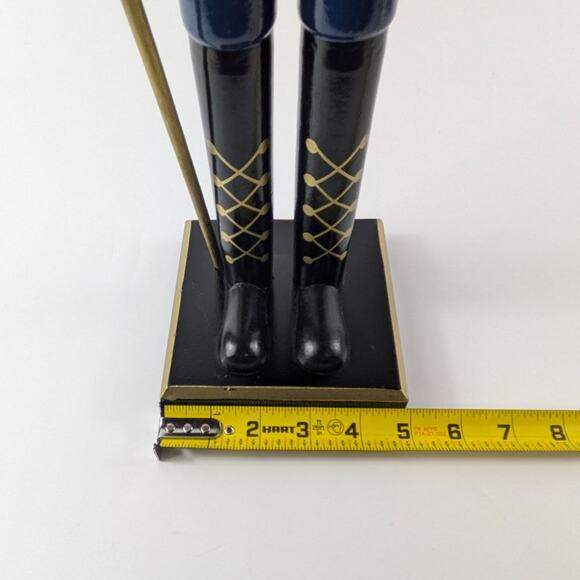 2 Foot Teddy Bear Nutcracker Christmas Holiday Decor Soldier Wood 24" Large 2014 - Picture 11 of 16